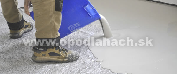 Vylievanie nivelačnej stierky