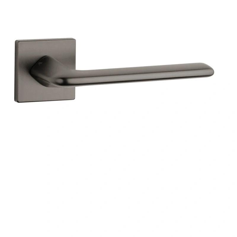 Minimalistické sivé kovanie AS - LILA - HR 7S - grafit matný (bez spodnej rozety)