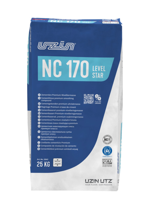 Rýchla Cementová Nivelačná Stierka UZIN NC 170 LevelStar (20kg)