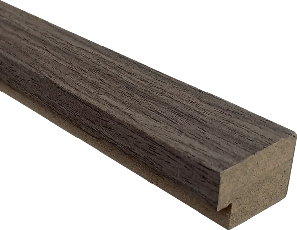 Ukončovacia lišta Lamelio VENEER - WALNUT 270 x 2,7 cm