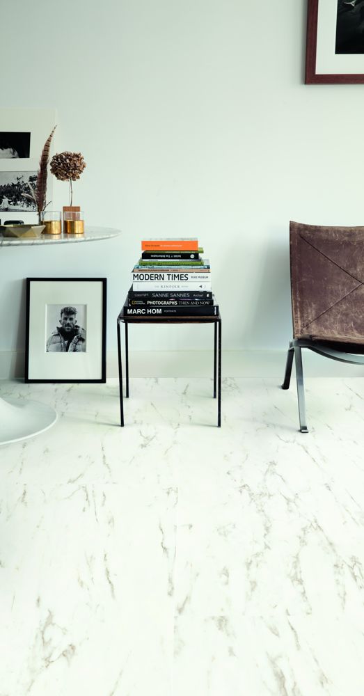 Quick Step ALPHA VINYL ORO BASE AVSTT-40136 - 4mm Mramorová Dlažba Biela