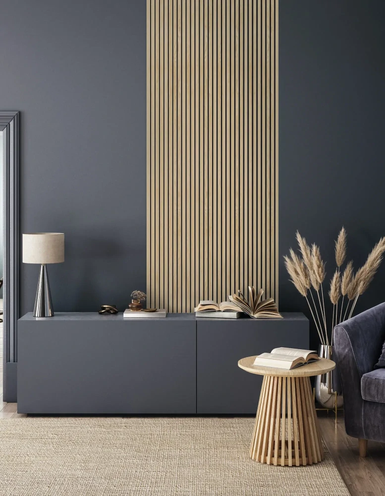 Obklad steny Lamelio VENEER - LIGHT OAK 270 x 28,5 x 2,1 cm