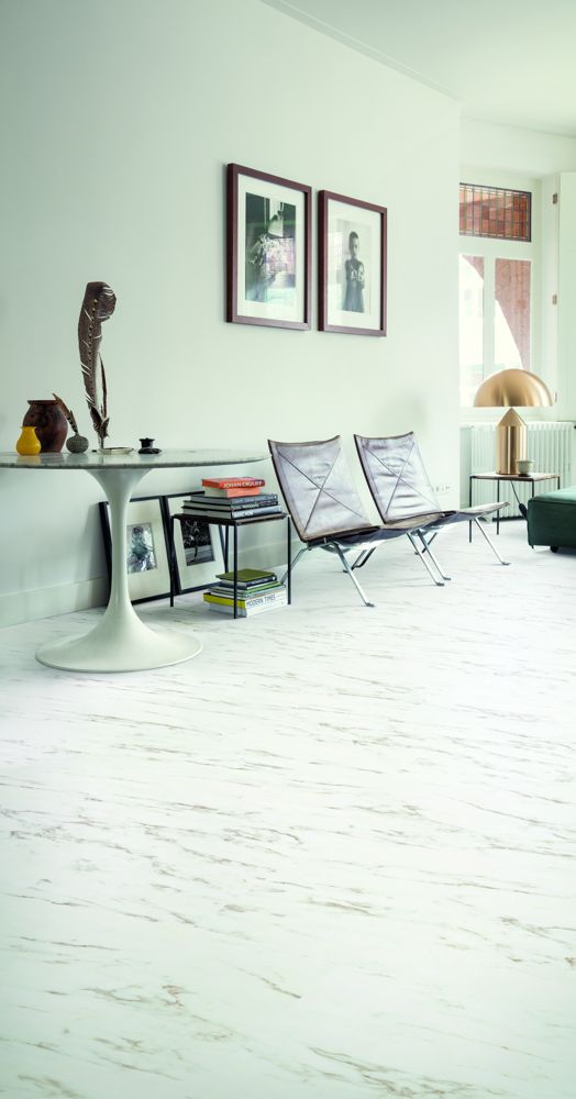 Quick Step ALPHA VINYL ORO BASE AVSTT-40136 - 4mm Mramorová Dlažba Biela