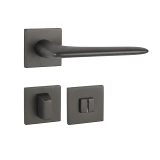 Matné kľučky TI - OPTIMAL - HR 4164Q 5S - grafit matný (WC rozeta)