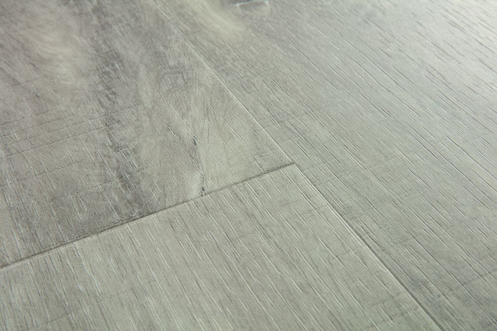 Quick Step ALPHA VINYL BLOS BASE AVSPT-40030 - 4mm Kaňonový Dub Šedý s Rezmi po Píle 